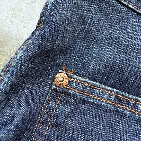 Crazy Vintage Buddy Lee Cant Bust Em Cinch Back Jeans - Picture 5 of 8